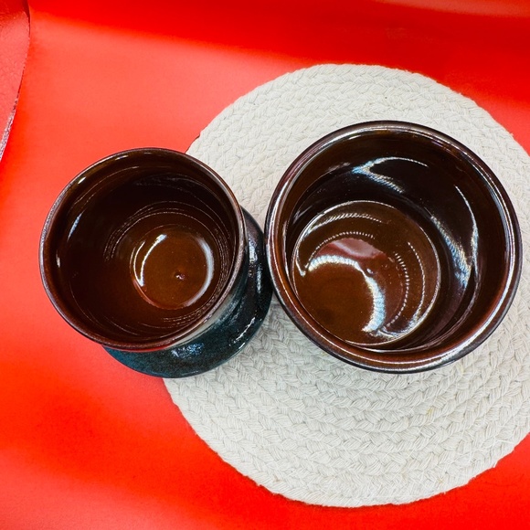 Teapeak Pottery Butter Keeper Crock - Picture 3 of 5